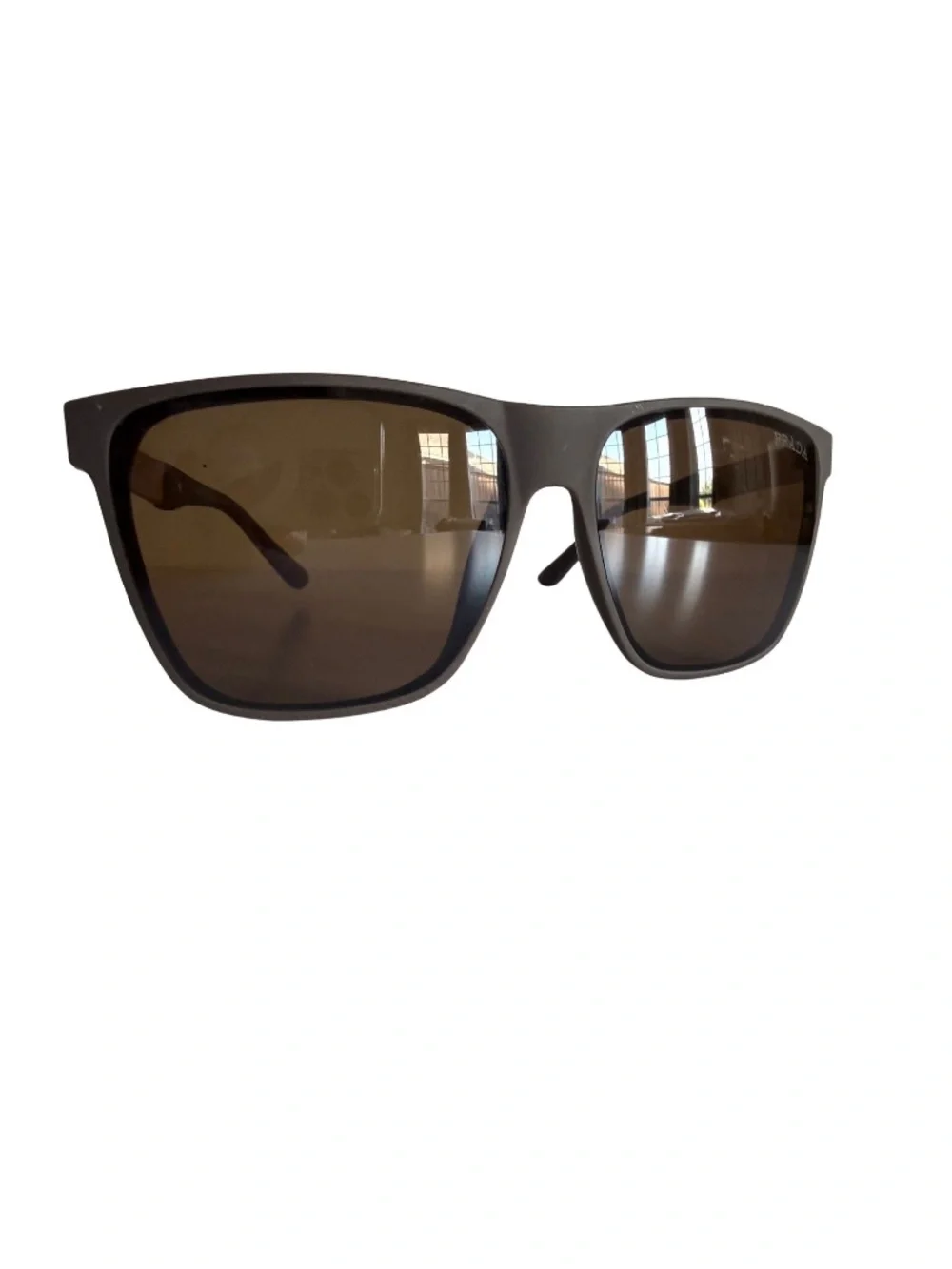 Designer-Inspired Black Oversized Sunglasses | Red Accent Arms